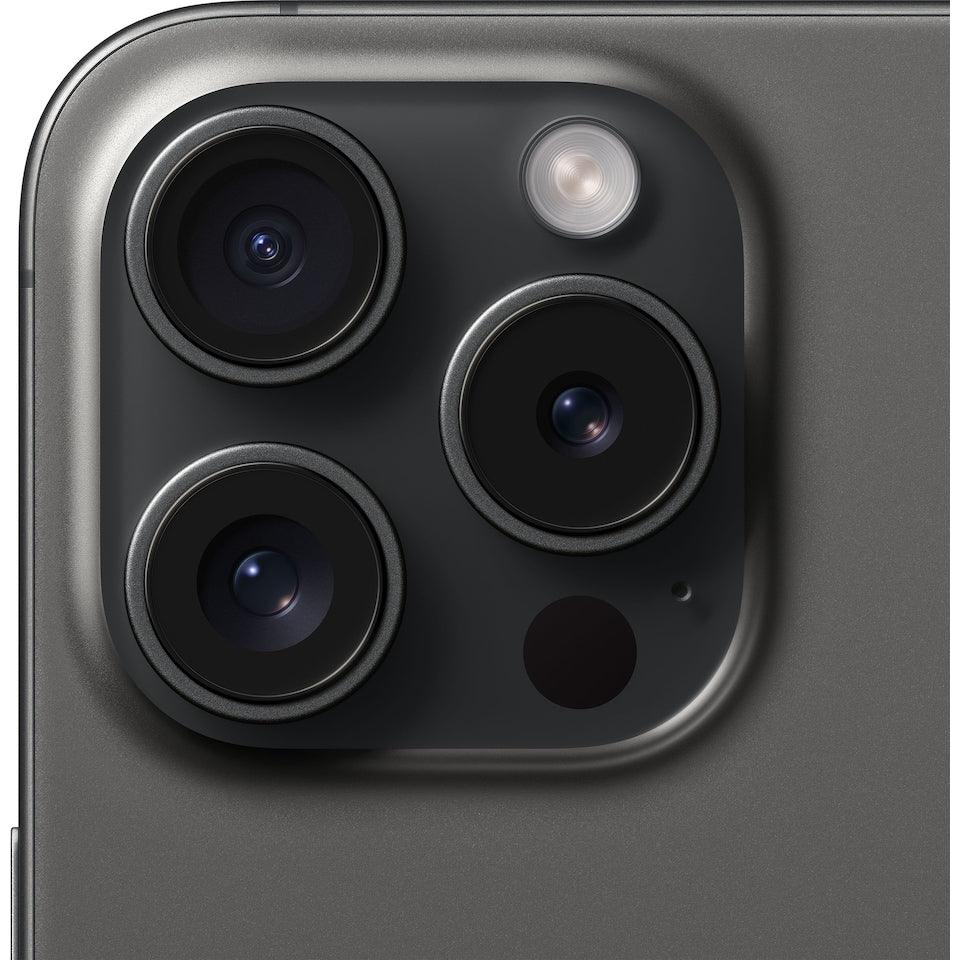 Apple iPhone 15 Pro 6,1" 128GB - Sort titanium - DANVIVO