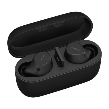 Jabra Evolve2 Buds Headset True Wireless Stereo (TWS) I ørerne Opkald/musik Bluetooth Sort - DANVIVO