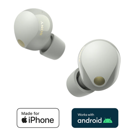 Sony WF-1000XM5 Headset Trådløs I ørerne Opkald/musik Bluetooth Sølv - DANVIVO