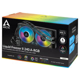 ARCTIC Liquid Freezer II 240 A-RGB Processor Alt-i-en væskekøler 12 cm Sort 1 stk - DANVIVO