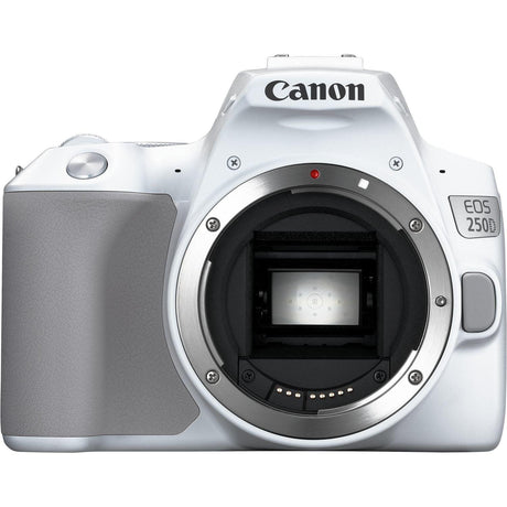 Canon EOS 250D + EF-S 18-55mm f/4-5.6 IS STM SLR kamerasæt 24,1 MP CMOS 6000 x 4000 pixel Hvid - DANVIVO