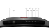 Lenovo ThinkVision P34w-20 LED Display 86,7 cm (34.1") 3440 x 1440 pixel Wide Quad HD Sort - DANVIVO