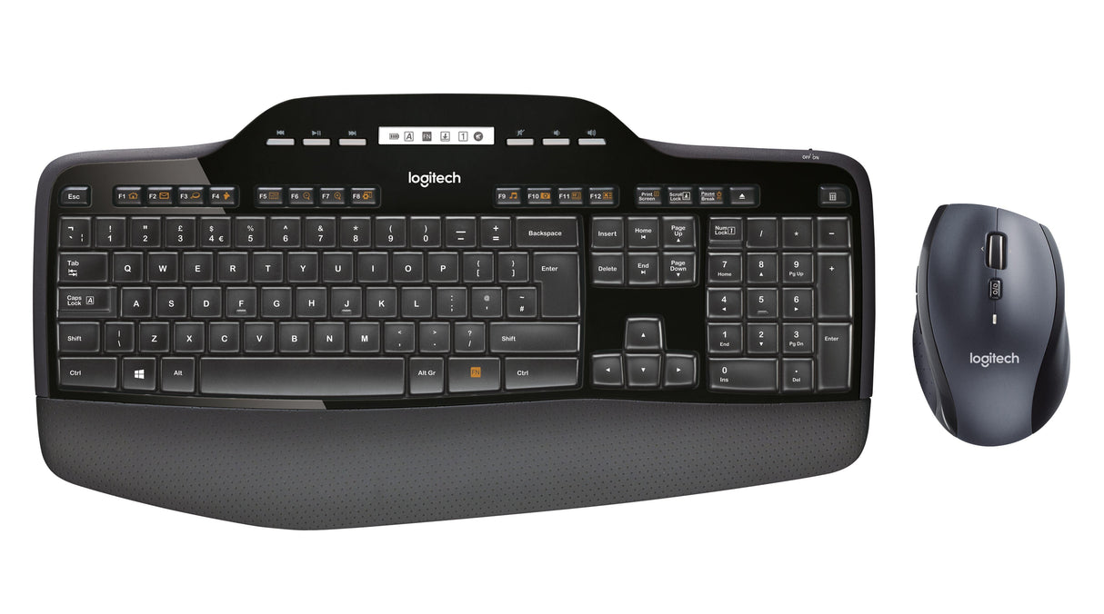Logitech MK710 Performance tastatur Mus inkluderet RF trådløst QWERTY Nordisk Sort - DANVIVO