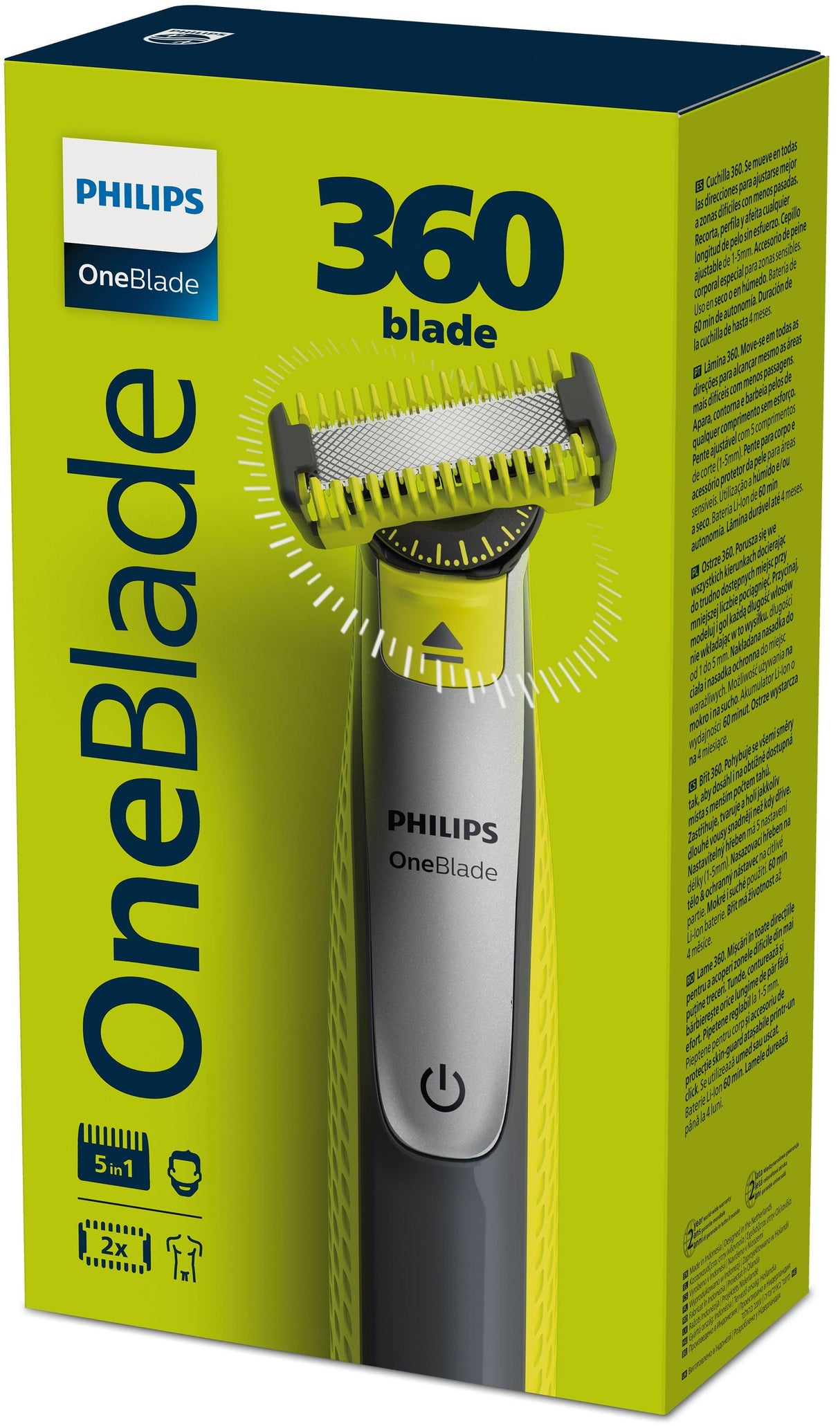 Philips OneBlade 360 QP2830/20 Ansigt + krop - DANVIVO
