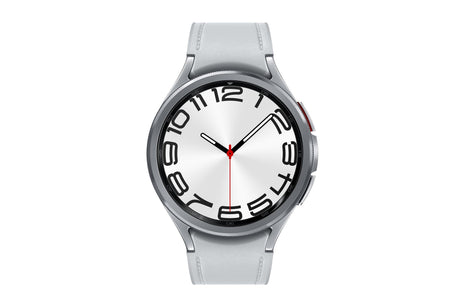Samsung Galaxy Watch6 Classic Watch6 Classic 3,81 cm (1.5") OLED 47 mm Digital 480 x 480 pixel Touchskærm Sølv Wi-Fi GPS (satellit) - DANVIVO