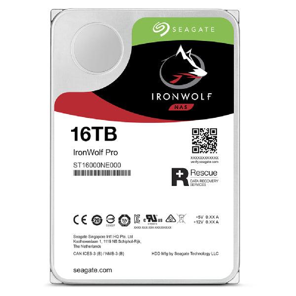 Seagate IronWolf Pro ST16000NT001 harddisk 3.5" 16 TB - DANVIVO