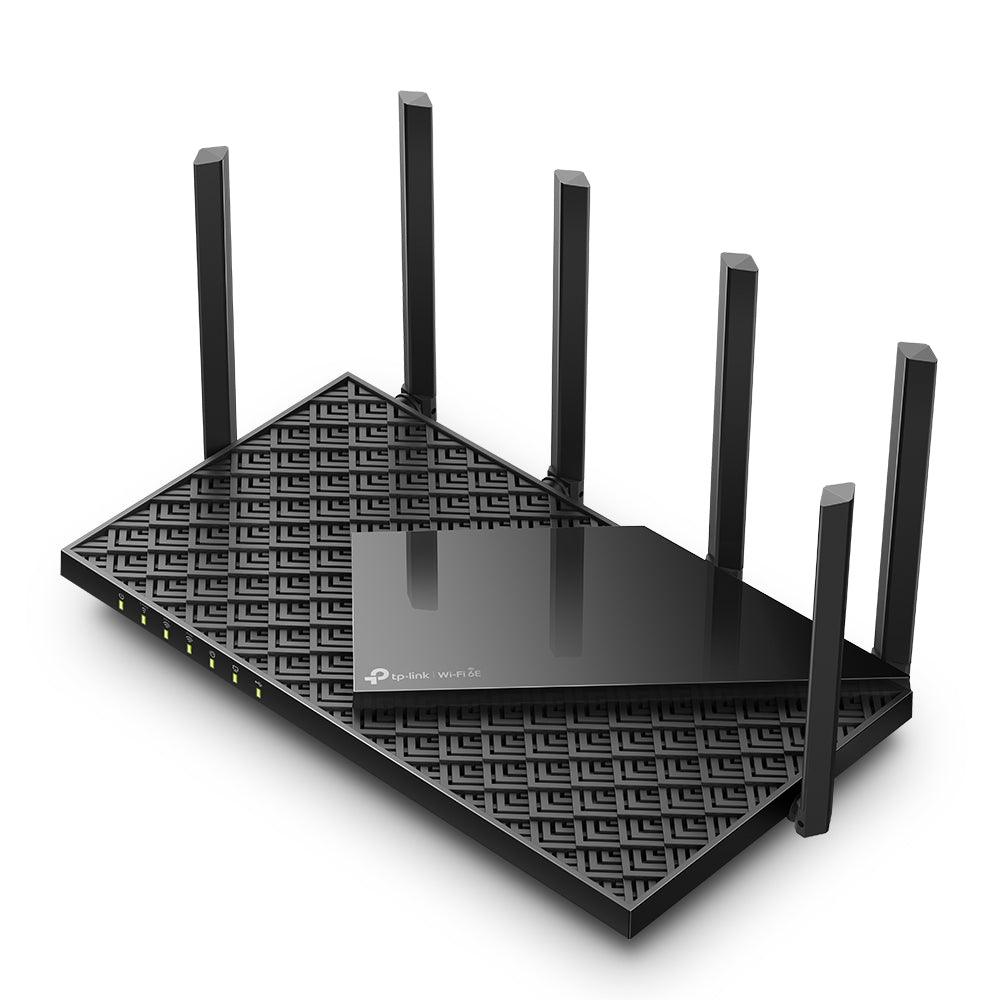 TP-Link Archer AXE75 trådløs router Gigabit Ethernet Tri-band (2,4 GHz/5 GHz/6 GHz) Sort - DANVIVO